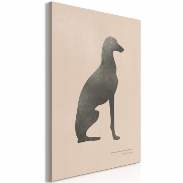 Tablou - Calm Greyhound (1 Part) Vertical - Img 1