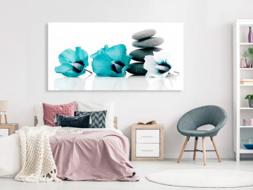 Tablou - Calm Mallow (1 Part) Turquoise - Img 2