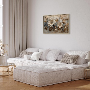 Tablou - Carved flower buds in delicate sepia tones - Img 10