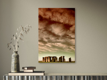 Tablou - Clouds Over Stonehenge (1 Part) Vertical - Img 2