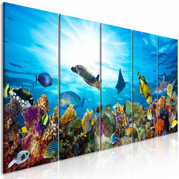 Tablou - Coral Reef (5 Parts) Narrow - Img 1