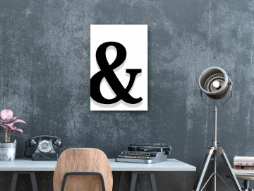 Tablou - Decorative Letter (1 Part) Vertical - Img 1