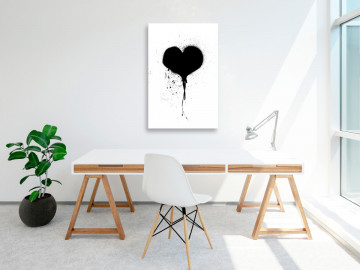 Tablou - Destroyed Heart (1 Part) Vertical - Img 2