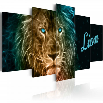 Tablou - Gold lion - Img 1
