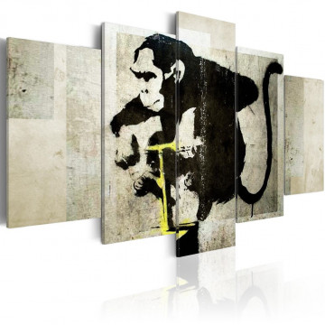 Tablou - Monkey TNT Detonator (Banksy) - Img 1