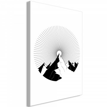 Tablou - Mountain at the Zenith (1 Part) Vertical - Img 1