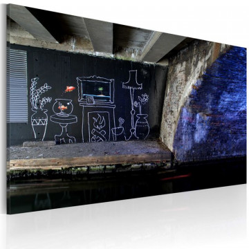 Tablou - My own piece of floor (Banksy) - Img 1