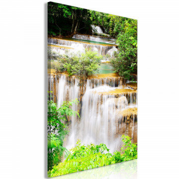 Tablou - Paradise Waterfall (1 Part) Vertical - Img 1