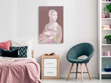 Tablou - Pastel Lady (1 Part) Vertical - Img 2