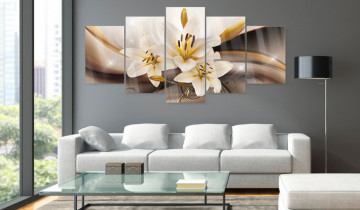 Tablou pe sticlă acrilică - Shiny Lily [Glass] - Img 2