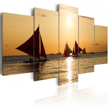 Tablou - Sailbloats at dusk - Img 1