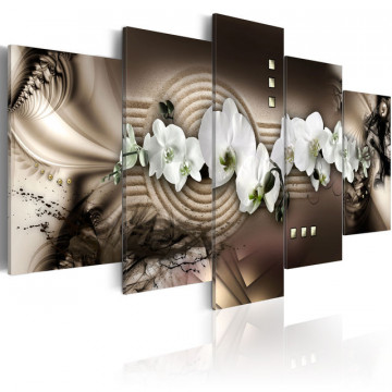 Tablou - Sand, orchid, Zen - Img 1