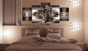 Tablou - Sleeping Buddha in reds - Img 2