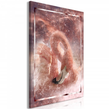 Tablou - Space Flamingo (1 Part) Vertical - Img 1