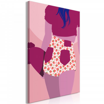Tablou - Strawberries Shorts (1 Part) Vertical - Img 1