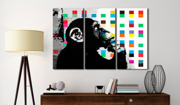 Tablou - The Thinker Monkey by Banksy - Img 2