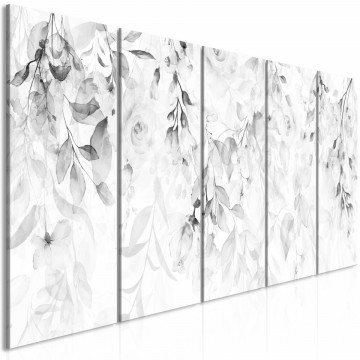 Tablou - Waterfall of Roses (5 Parts) Narrow - Third Variant - Img 1