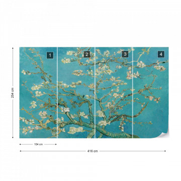 Van Gogh Blossoms in Turquoise - Img 16