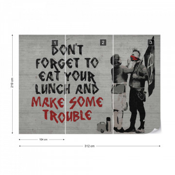 Banksy Graffiti Photo Wallpaper Wall Mural - Img 12