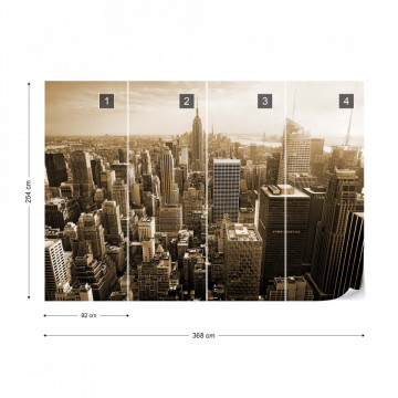 Empire State Building – Vedere de Ansamblu, Sepia - Img 8