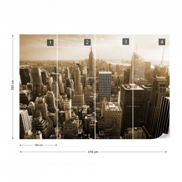 Empire State Building – Vedere de Ansamblu, Sepia - Img 17