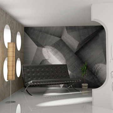 Fototapet - Abstract concrete blocks - Img 1