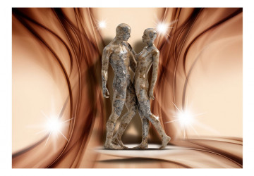 Fototapet autoadeziv - Stone couple - Img 2