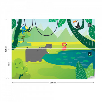 Fototapet - Bălăceală la Zoo 10