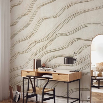 Fototapet - Beige waves of the desert - Img 1