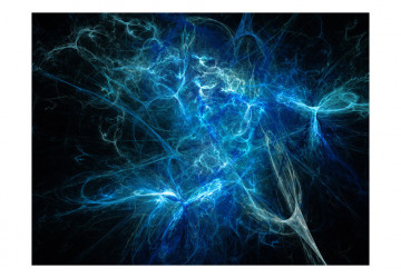 Fototapet - Blue lightning bolts - Img 2
