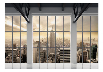 Fototapet - Clouds over New York City - Img 2