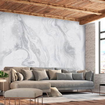 Fototapet - Cloudy Marble - Img 1