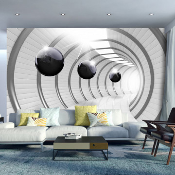 Fototapet - Futuristic Tunnel - Img 1