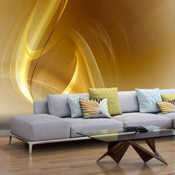Fototapet - Gold fractal background - Img 1