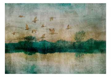 Fototapet - Golden Ducks - Img 2