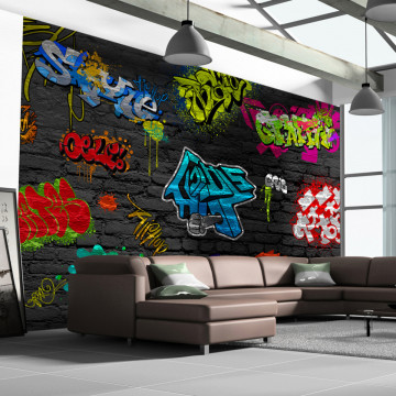 Fototapet - Graffiti wall - Img 1