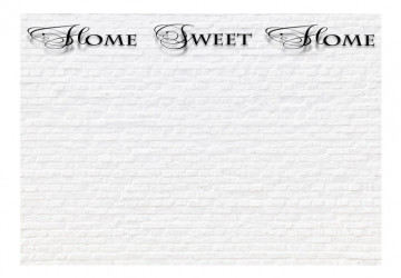 Fototapet - Home, sweet home - white wall - Img 4