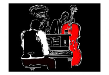 Fototapet - jazz - piano, double bass... - Img 2