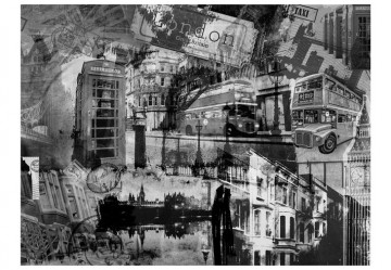 Fototapet - London, London... (black and white) - Img 4