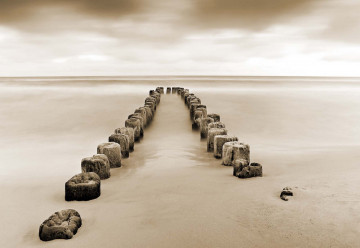 Fototapet - Mare de Liniște – Sepia - Img 7