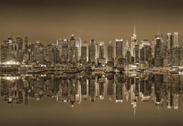 New York – Reflexie în Apă, Sepia - Img 7