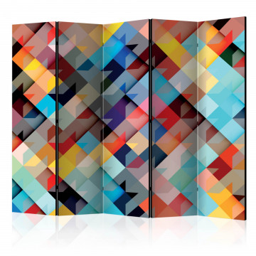 Paravan - Colour Patchwork II [Room Dividers] - Img 1