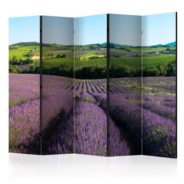 Paravan - Lavender fields II [Room Dividers] - Img 1
