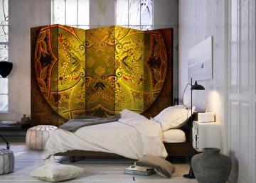 Paravan - Mandala: Golden Power II [Room Dividers] - Img 4
