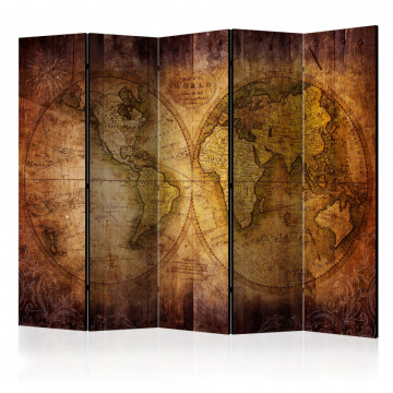 Paravan - World on old map II [Room Dividers] - Img 1