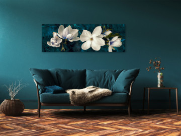 Tablou - Avant-Garde Magnolia (1 Part) Narrow Turquoise - Img 2