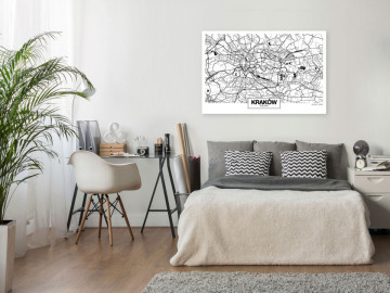 Tablou - City Plan: Krakow (1 Part) Wide - Img 1