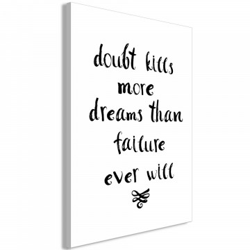 Tablou - Doubts and Dreams (1 Part) Vertical - Img 1