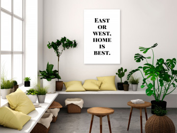Tablou - Home Is Best (1 Part) Vertical - Img 2