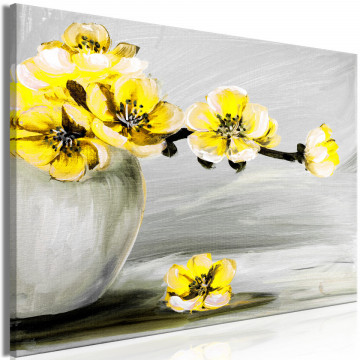 Tablou - Lightness of Light (1 Part) Wide Yellow - Img 1